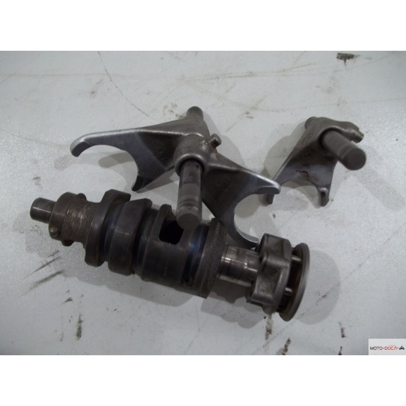 Barillet de sélection et fourchettes YAMAHA 125 DTMX