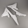 Ouïes de radiateur inférieures RACETECH blanc Yamaha YZ250/450F